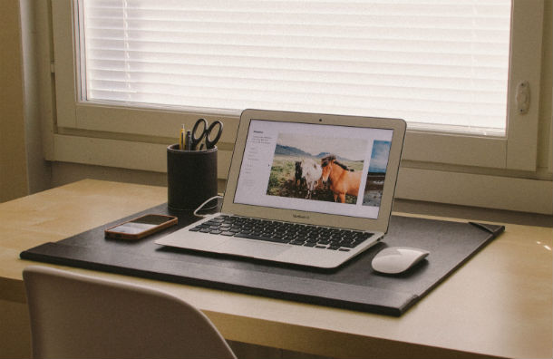 I wish my desk was this clean all the time.